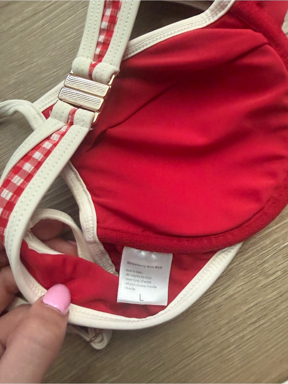 Strawberry Milk Mob Ranch Water Bikini Set - Picture 4 of 6